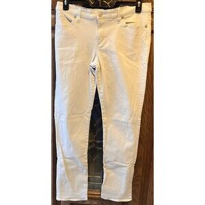 Rock & Republic Women's Berlin Pale Blue Straight Leg Stretch Jeans 14 M 34x30